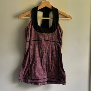 Lululemon heathered rainbow multicolor stripe tank